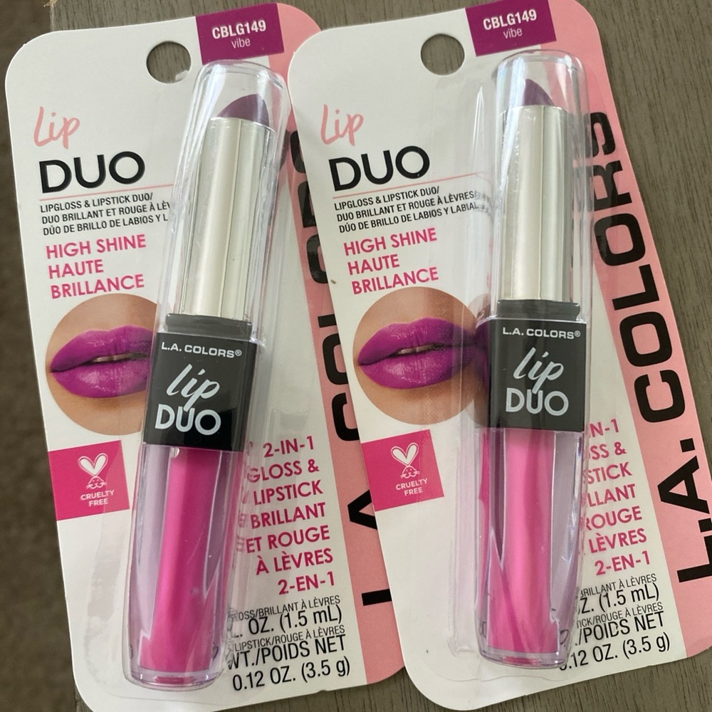 L.A. Colors Lip Duo - Vivid Pink